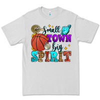 Dove Grey small town big spirit basketball Premium Tee - Zillion Design Studio