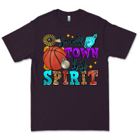 Plum small town big spirit basketball Premium Tee - Zillion Design Studio