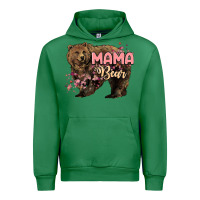 Emerald Mama bear mother's day Urban Hoodie - HowdyJamesFarm