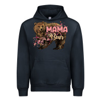 Navy Mama bear mother's day Urban Hoodie - HowdyJamesFarm