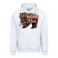 White Mama bear mother's day Urban Hoodie - HowdyJamesFarm