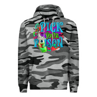 Slate Camo Pick Your Poison Premium Hoodie - texasbilliewilder