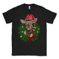 Black christmas wreath baby calf Classic Tee - BarkalooDesign