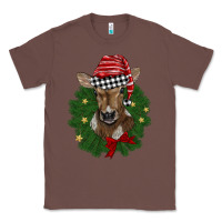 Chestnut christmas wreath baby calf Classic Tee - BarkalooDesign