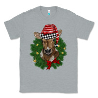 Heather Grey christmas wreath baby calf Classic Tee - BarkalooDesign