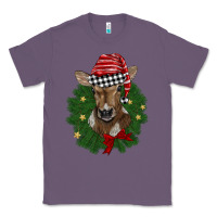 Lavender christmas wreath baby calf Classic Tee - BarkalooDesign