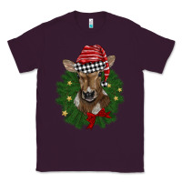 Plum christmas wreath baby calf Classic Tee - BarkalooDesign