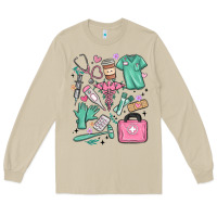 Mushroom can't talk right now doing medical assistant stuff Long Sleeve Tee - MaliasSmallBusiness