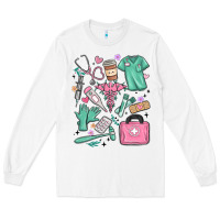 White can't talk right now doing medical assistant stuff Long Sleeve Tee - MaliasSmallBusiness