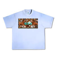 Grape Ice aztec horses and wild with cowhide license plate template Urban Heavy Tee - Artiststas