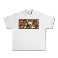 Lunar Rock aztec horses and wild with cowhide license plate template Urban Heavy Tee - Artiststas