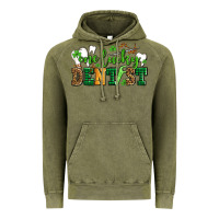 Vintage Olive st patricks day one lucky dentist Vintage Hoodie - AdoDesignShop