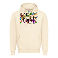 Sandshell be the light matthew 5 14 Zipper Hoodie - MaliasSmallBusiness