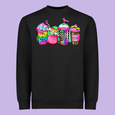 Lgbtq Coffee Heavyweight Sweatshirt Designed By Jasminsmagicworld