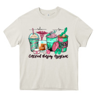Cream certified nursing assistant coffee cups Heavy Core Tee - Zillion Design Studio