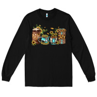 Black sunflower gemstone coffee Long Sleeve Tee - JahusDesignShop
