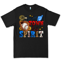 Black small town big spirit baseball Premium Tee - Zillion Design Studio