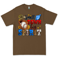Cacao small town big spirit baseball Premium Tee - Zillion Design Studio