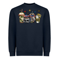 Navy army coffee Heavyweight Sweatshirt - Jasminsmagicworld