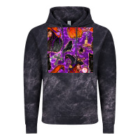 Cloud Black halloween witch seamless pattern Vintage Hoodie - BundleAndBundleShop