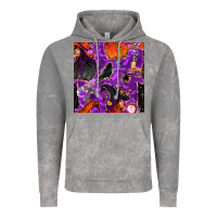 Cloud Rock halloween witch seamless pattern Vintage Hoodie - BundleAndBundleShop