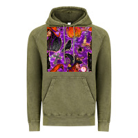 Vintage Olive halloween witch seamless pattern Vintage Hoodie - BundleAndBundleShop