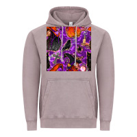 Vintage Zinc halloween witch seamless pattern Vintage Hoodie - BundleAndBundleShop
