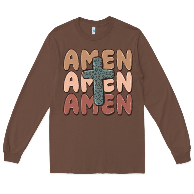 Amen Long Sleeve Tee by MaliasSmallBusiness | Teevron