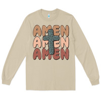 Mushroom amen Long Sleeve Tee - MaliasSmallBusiness