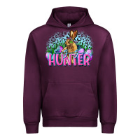 Mauve Wine Egg hunter Easter Day Urban Hoodie - CowGirlArtShop