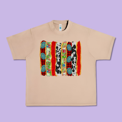 Christmas Brushstroke Urban Heavy Tee Designed By Adodesignshop