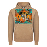 Vintage Coffee wild soul boho bull skull Vintage Hoodie - RanaPortraitStore