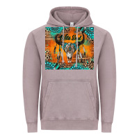 Vintage Zinc wild soul boho bull skull Vintage Hoodie - RanaPortraitStore
