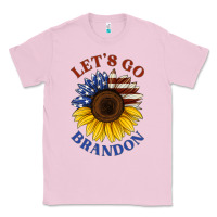 Bubblegum Pink American flag sunflower Classic Tee - Jasminsmagicworld