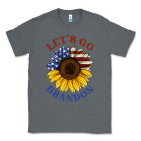 Charcoal Heather American flag sunflower Classic Tee - Jasminsmagicworld