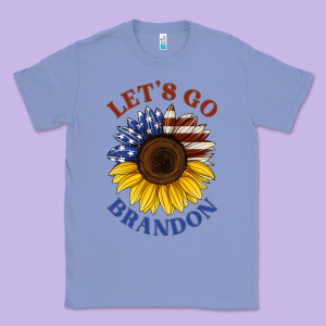 American Flag Sunflower Classic Tee Designed By Jasminsmagicworld