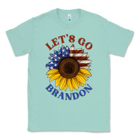 Seafoam American flag sunflower Classic Tee - Jasminsmagicworld