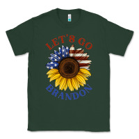Sports Green American flag sunflower Classic Tee - Jasminsmagicworld