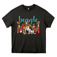 Asphalt western beagle mom Heavy Core Tee - texasbilliewilder
