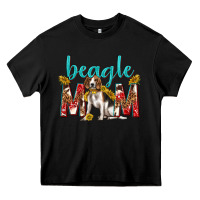 Black western beagle mom Heavy Core Tee - texasbilliewilder