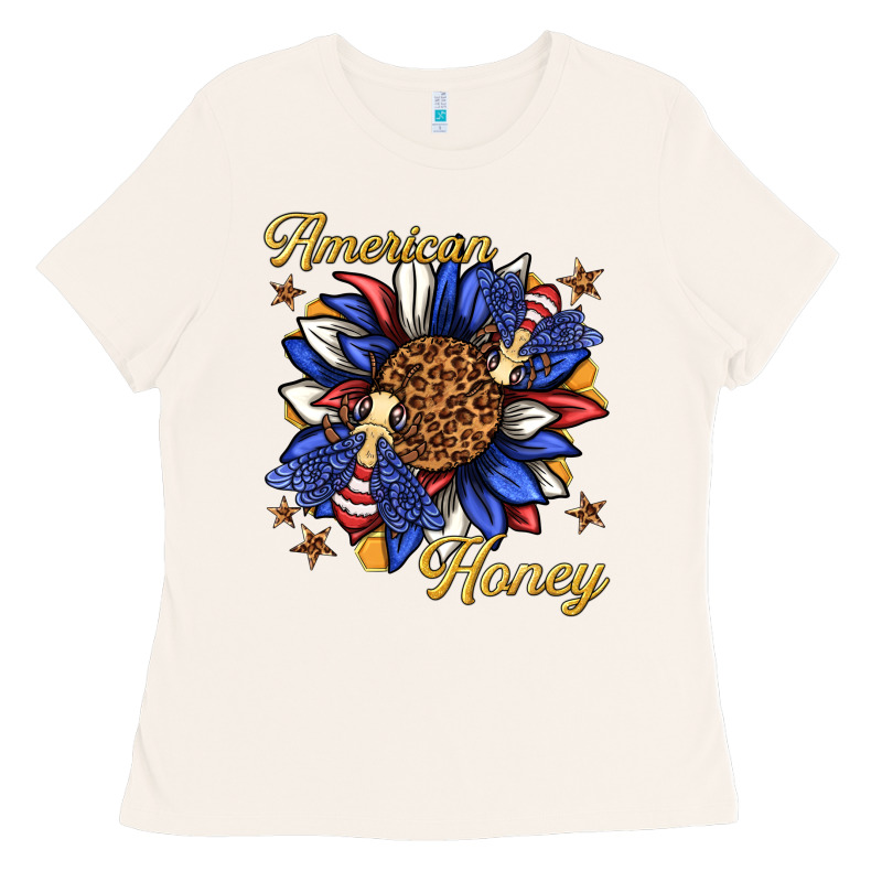 American Honey With Bee Ladies Tee by texasbilliewilder | Teevron