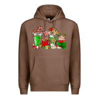 Chestnut Christmas coffee cup Premium Hoodie - NancyCooperArtShop