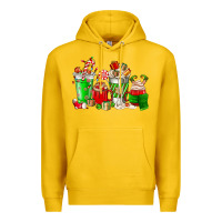 Lemon Christmas coffee cup Premium Hoodie - NancyCooperArtShop