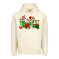 Sandshell Christmas coffee cup Premium Hoodie - NancyCooperArtShop