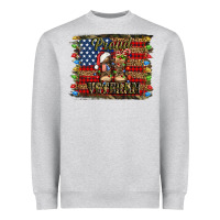 Heather Grey proud veteran christmas army Heavyweight Sweatshirt - Jasminsmagicworld