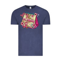 Vintage Denim pink cancer ribbon and october calendar Vintage Tee - AdoDesignShop