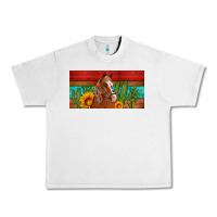 Lunar Rock aztec horse cactus and sunflowers license plate template Urban Heavy Tee - Artiststas
