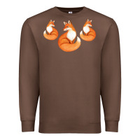 Chestnut Three Little Foxes IN Fox Family I Gift Premium Sweatshirt - Bettercallsaul