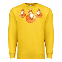 Lemon Three Little Foxes IN Fox Family I Gift Premium Sweatshirt - Bettercallsaul