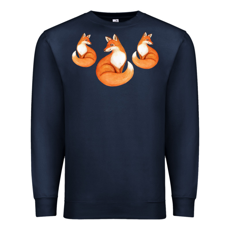 Three Little Foxes In Fox Family I Gift Premium Sweatshirt by Bettercallsaul | Teevron